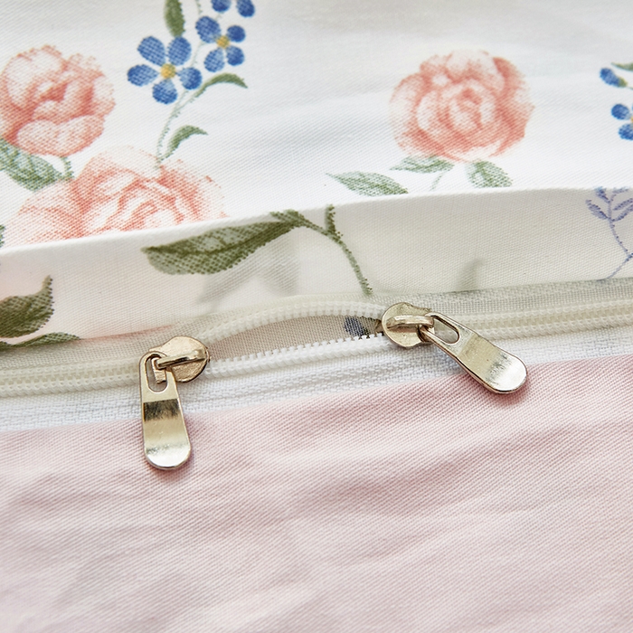 91家纺网 家纺一手货源 找家纺 雲归梦 2024新款全棉活性13372印花四件套 芬妮粉