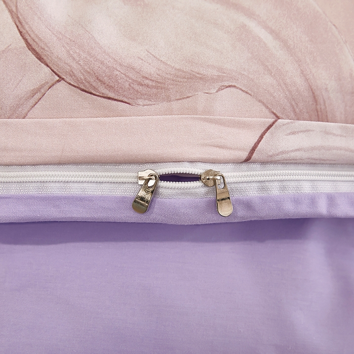 91家纺网 家纺一手货源 找家纺 雲归梦 2024新款全棉铂金棉数码印花四件套 步步生莲