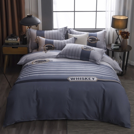 91家纺网 家纺一手货源 找家纺 （总）雲归梦 2025新款全棉活性13372印花四件套