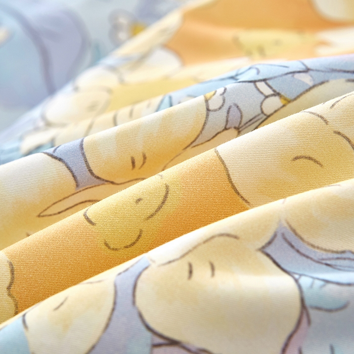 91家纺网 家纺一手货源 找家纺 雲归梦 2024新款全棉铂金棉数码印花四件套 秘密花园 兰