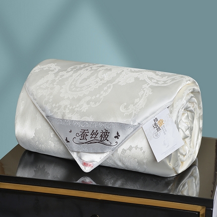 91家纺网 家纺一手货源 找家纺 （总）茧月 2024新款提花蚕丝夏被空调被夏凉被