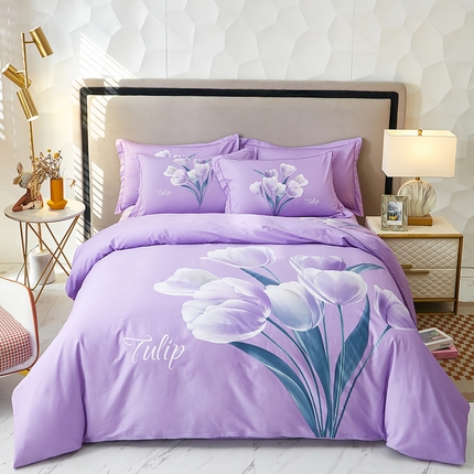 91家纺网 家纺一手货源 找家纺 （总）雲归梦 2025新款全棉活性13372印花四件套