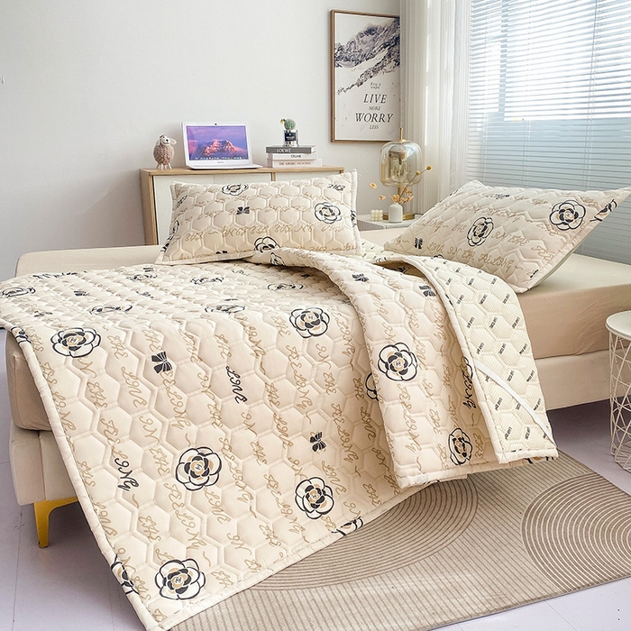 91家纺网 家纺一手货源 找家纺 恋绒家纺 2025新款A类纯棉（隔尿 防水）抗菌软床垫 莱卡时尚