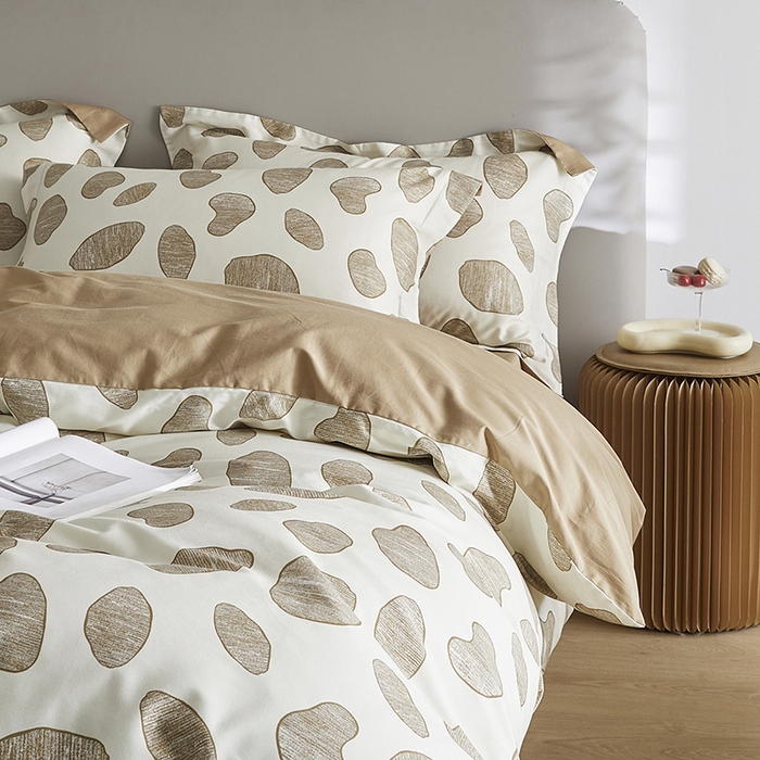 91家纺网 家纺一手货源 找家纺 千朵森 2024新款A类40支长绒棉全棉印花四件套-风格一 光之旅