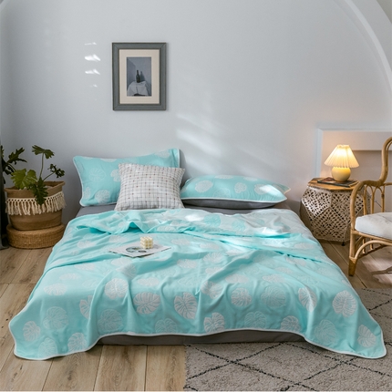 91家纺网 家纺一手货源 找家纺 （总）朴尔 2024经典六层纱布全棉毛巾被系列