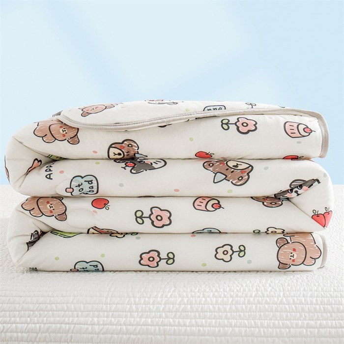 91家纺网 家纺一手货源 找家纺 米米儿家纺 2024新款A类针织棉夏被夏凉被被子被芯 动物集