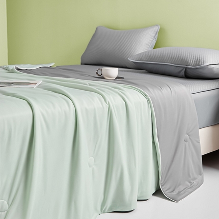 91家纺网 家纺一手货源 找家纺 （总）莱登卡奴 2025新款A类云母凉感丝夏被四件套夏凉被空调被子被芯