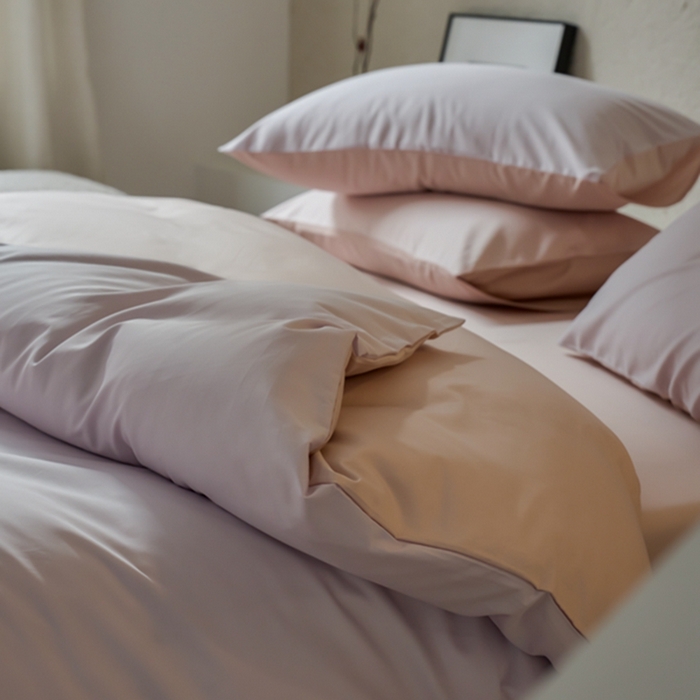 91家纺网 家纺一手货源 找家纺 鹿班家居 2024新款100S长绒棉双拼套件 标准会员-10 奶芋紫