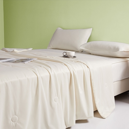 91家纺网 家纺一手货源 找家纺 （总）莱登卡奴 2025新款A类云母凉感丝夏被四件套夏凉被空调被子被芯