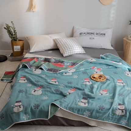 91家纺网 家纺一手货源 找家纺 （总）朴尔 2024经典六层纱布全棉毛巾被系列