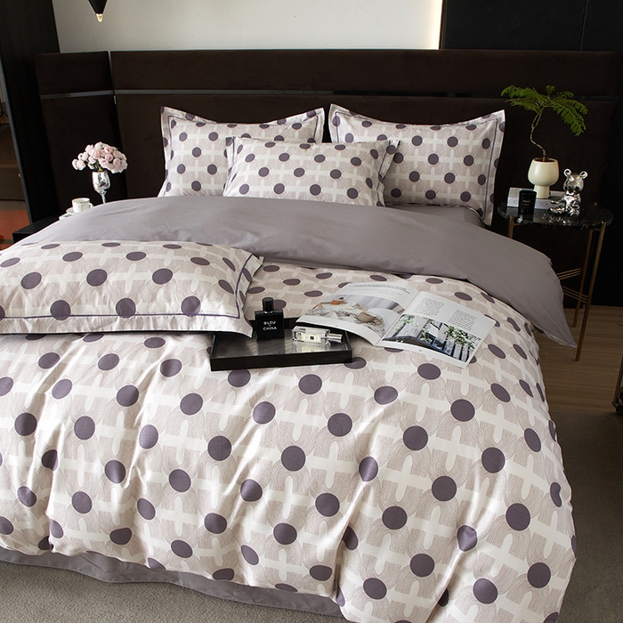 91家纺网 家纺一手货源 找家纺 沐白 2024新款全棉全棉13376全活性印花黄金棉系列四件套 玛吉拉