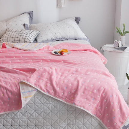 91家纺网 家纺一手货源 找家纺 （总）朴尔 2024经典六层纱布全棉毛巾被系列