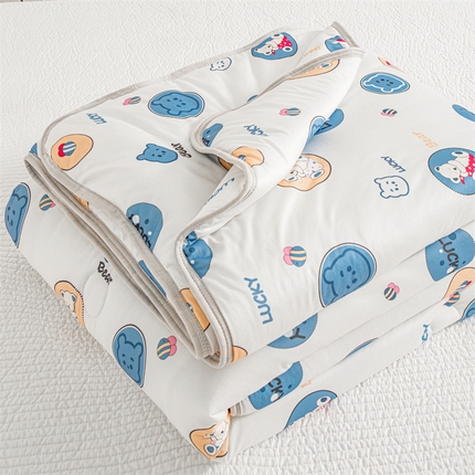 米米儿家纺 2024新款A类针织棉夏被夏凉被被子被芯 米米熊