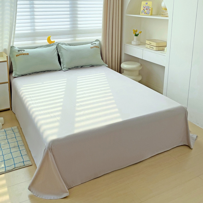 91家纺网 家纺一手货源 找家纺 娜娜 2024新款全棉亲肤舒适毛巾绣卡通系列四件套 汪汪队-繁星蓝