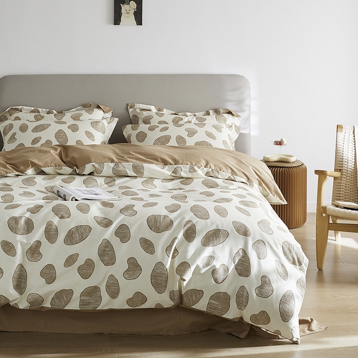 91家纺网 家纺一手货源 找家纺 千朵森 2024新款A类40支长绒棉全棉印花四件套-风格一 光之旅