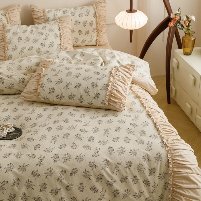 91家纺网 家纺一手货源 找家纺 （总）金奇达家纺 2024新款【南法庄园】全棉四件套