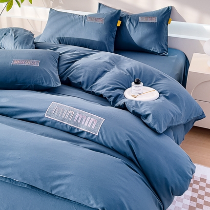 91家纺网 家纺一手货源 找家纺 （总）KA家纺 2025春夏新品60S轻奢刺绣全棉四件套M款 礼盒装