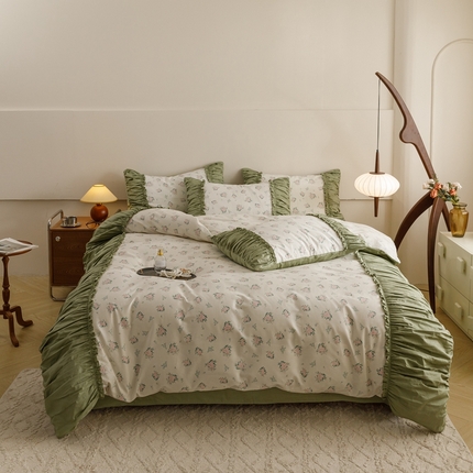 91家纺网 家纺一手货源 找家纺 （总）金奇达家纺 2024新款【南法庄园】全棉四件套