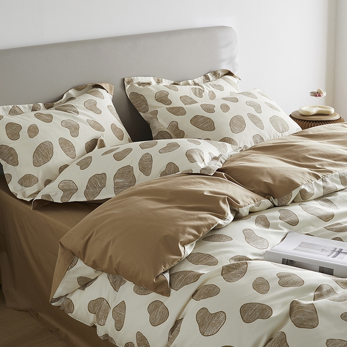 91家纺网 家纺一手货源 找家纺 千朵森 2024新款A类40支长绒棉全棉印花四件套-风格一 光之旅