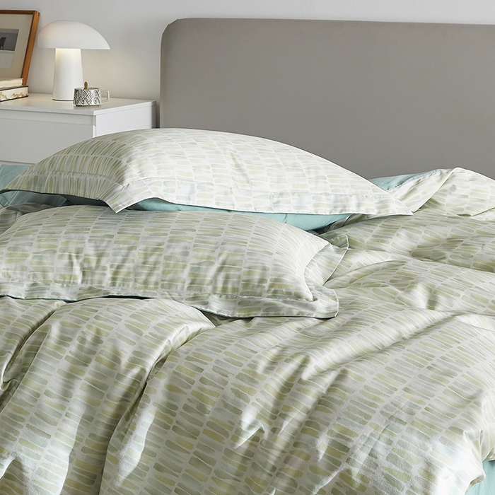 91家纺网 家纺一手货源 找家纺 千朵森 2024新款A类40支长绒棉全棉印花四件套-风格一 霓裳