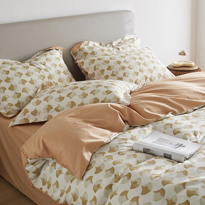 91家纺网 家纺一手货源 找家纺 （总）千朵森 2024新款A类40支长绒棉全棉印花四件套-风格一