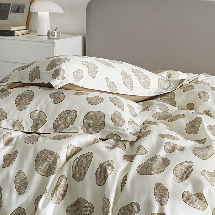 91家纺网 家纺一手货源 找家纺 千朵森 2024新款A类40支长绒棉全棉印花四件套-风格一 光之旅