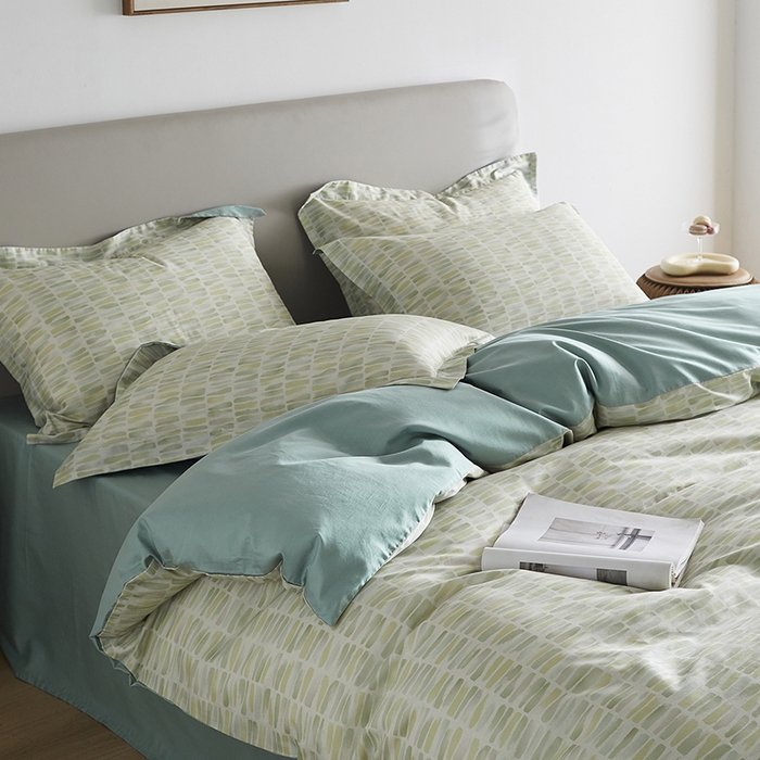 91家纺网 家纺一手货源 找家纺 千朵森 2024新款A类40支长绒棉全棉印花四件套-风格一 霓裳