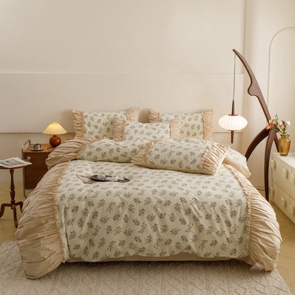 91家纺网 家纺一手货源 找家纺 （总）金奇达家纺 2024新款【南法庄园】全棉四件套