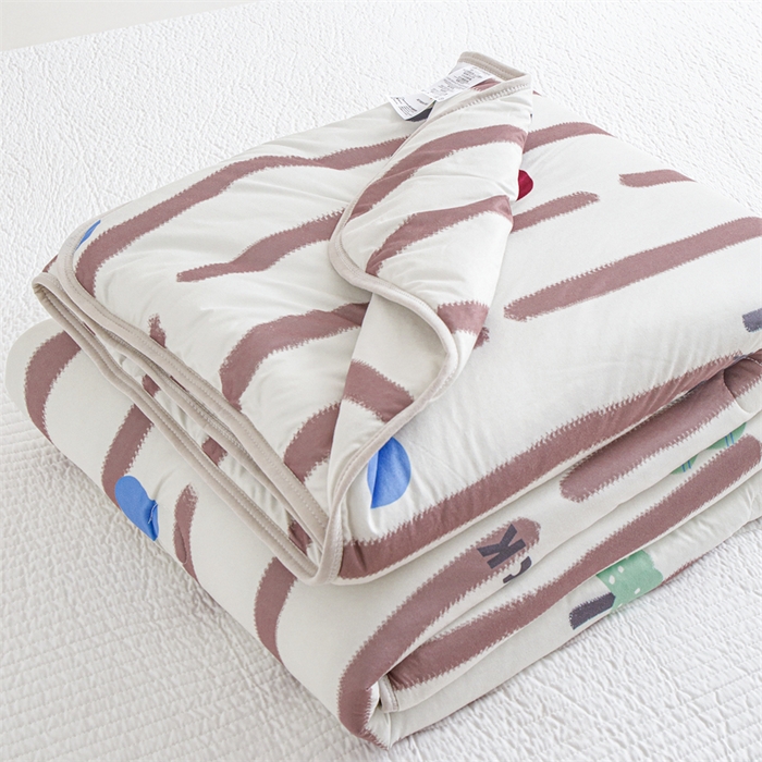 91家纺网 家纺一手货源 找家纺 米米儿家纺 2024新款A类针织棉夏被夏凉被被子被芯 哥特野像