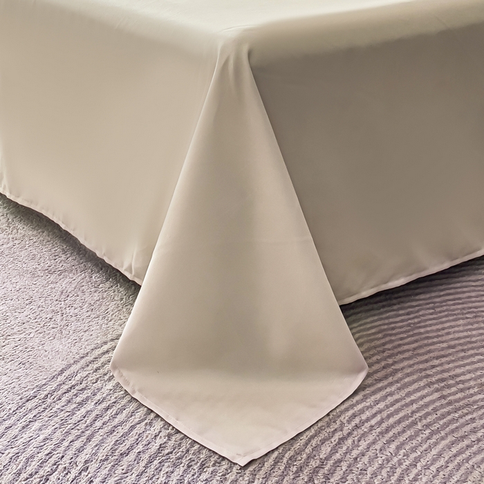 91家纺网 家纺一手货源 找家纺 2024新款水洗真丝画意山水系列四件套 画意山水-咖