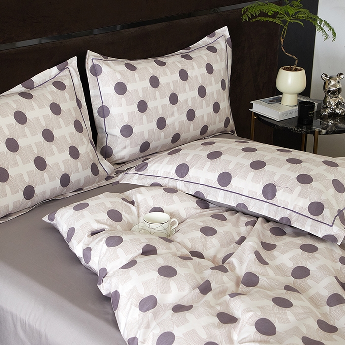 91家纺网 家纺一手货源 找家纺 沐白 2024新款全棉全棉13376全活性印花黄金棉系列四件套 玛吉拉