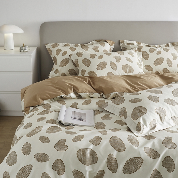 91家纺网 家纺一手货源 找家纺 千朵森 2024新款A类40支长绒棉全棉印花四件套-风格一 光之旅