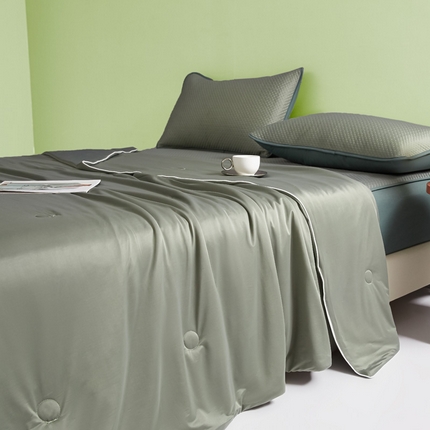 91家纺网 家纺一手货源 找家纺 （总）莱登卡奴 2025新款A类云母凉感丝夏被四件套夏凉被空调被子被芯