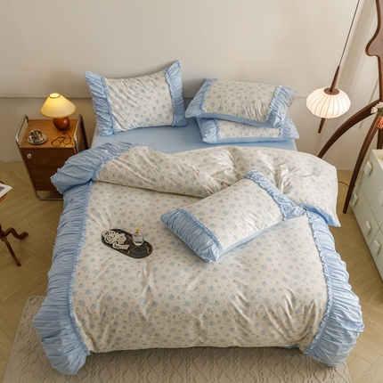 91家纺网 家纺一手货源 找家纺 （总）金奇达家纺 2024新款【南法庄园】全棉四件套