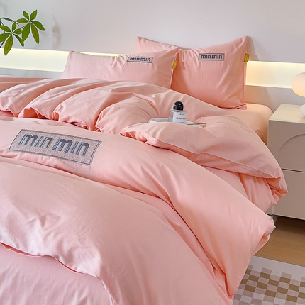 91家纺网 家纺一手货源 找家纺 （总）KA家纺 2025春夏新品60S轻奢刺绣全棉四件套M款 礼盒装