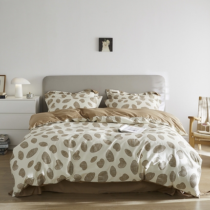 千朵森 2024新款A类40支长绒棉全棉印花四件套-风格一 光之旅