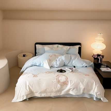 91家纺网 家纺一手货源 找家纺 （总）2024新款100支全棉四件套-慕倾 