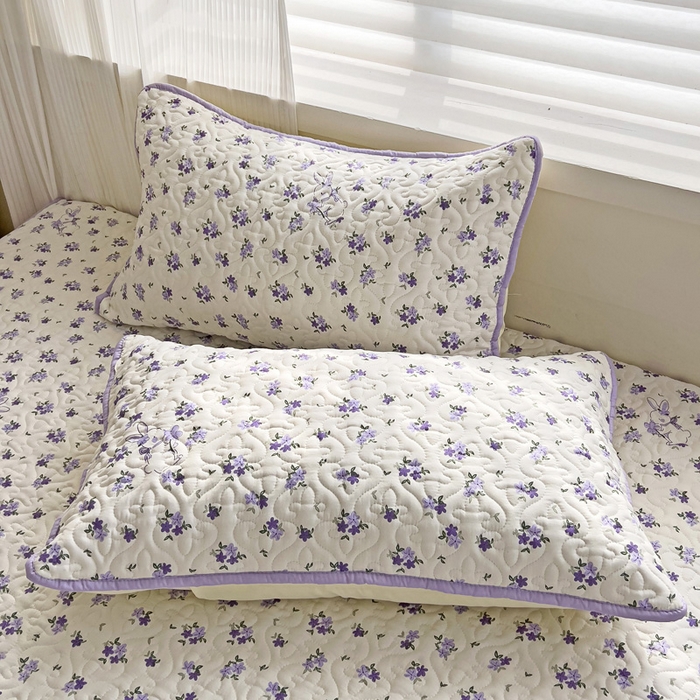 91家纺网 家纺一手货源 找家纺 纽缦家纺 水洗双层纱加厚加棉床笠-床垫保护套 撞进晚风