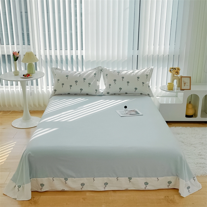 91家纺网 家纺一手货源 找家纺 （总）可思家纺 2024新款直播爆款泡泡棉四件套现货供应