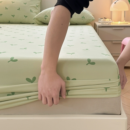 91家纺网 家纺一手货源 找家纺 （总）曼陀罗 2025新款水洗棉单层床笠