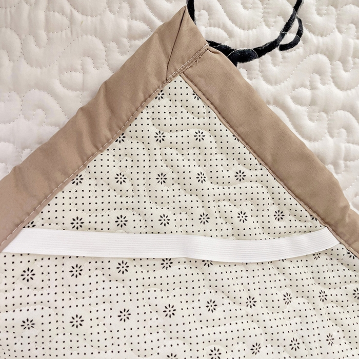 91家纺网 家纺一手货源 找家纺 纽缦家纺  水洗双层纱加厚加棉床垫 小熊猫