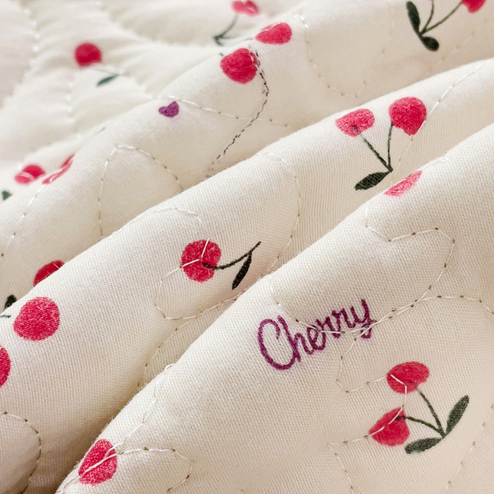 91家纺网 家纺一手货源 找家纺 纽缦家纺 2024水洗双层纱加厚加棉韩版床盖 遇见-米