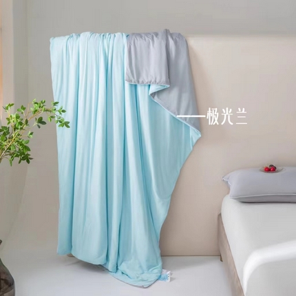 91家纺网 家纺一手货源 找家纺 （总）圣尔雅 2025新款纯色凉感丝夏被空调被夏凉被被子被芯
