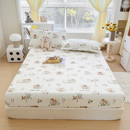 91家纺网 家纺一手货源 找家纺 （总）锦罗绣 2024新款13372全棉印花单品床笠