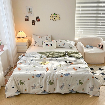 91家纺网 家纺一手货源 找家纺 （总）兄弟坊 2024新款泡泡纱印花夏被