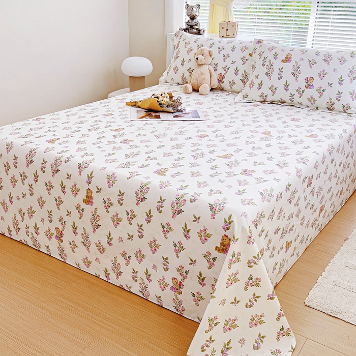 91家纺网 家纺一手货源 找家纺 锦罗绣 2024新款13372全棉印花单品床单 梦境