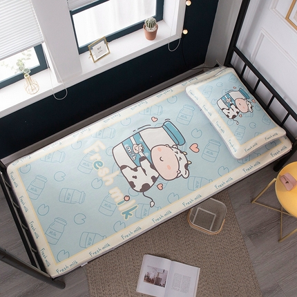 宅部落 2024新款学生宿舍大版冰丝席 奶牛很忙