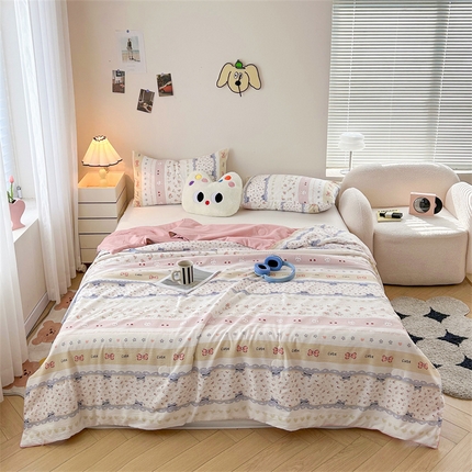 91家纺网 家纺一手货源 找家纺 （总）兄弟坊 2024新款泡泡纱印花夏被