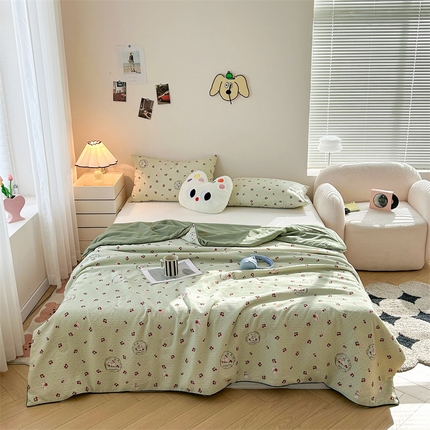 91家纺网 家纺一手货源 找家纺 （总）兄弟坊 2024新款泡泡纱印花夏被