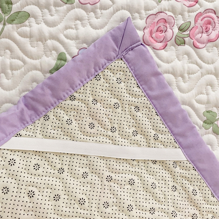 91家纺网 家纺一手货源 找家纺 纽缦家纺  水洗双层纱加厚加棉床垫 半眠日记